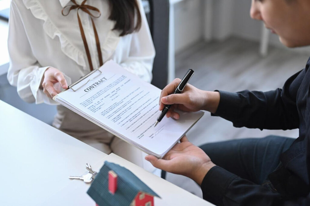 property buyer signing the title dead after purchasing property from directly developer