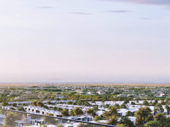 community townhouses at Damac Hills