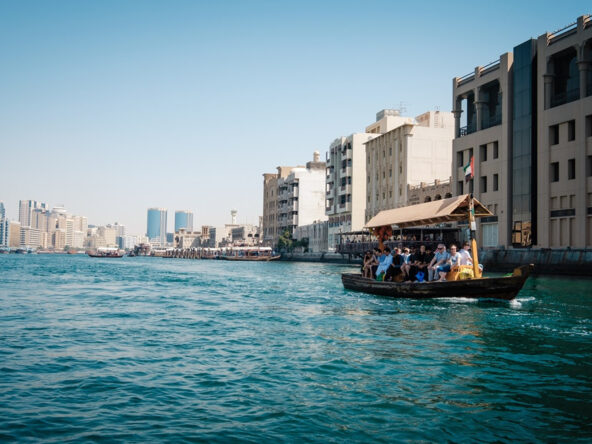 boat taking visitors to the deira al rigga