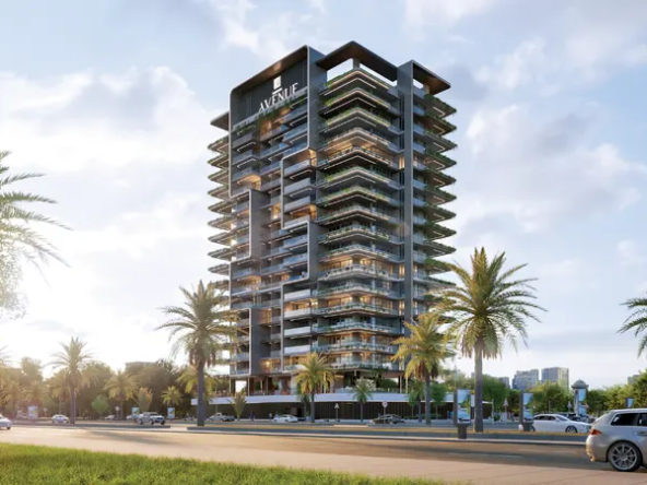 Samana Avenue Dubai: Modern high-rise building with luxurious apartments and stunning city views